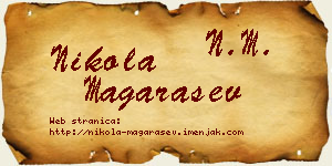 Nikola Magarašev vizit kartica
